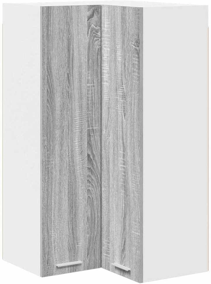 Pakabinama spintelė Pilkas Sonoma ir baltas 57 x 57 x 100 cm