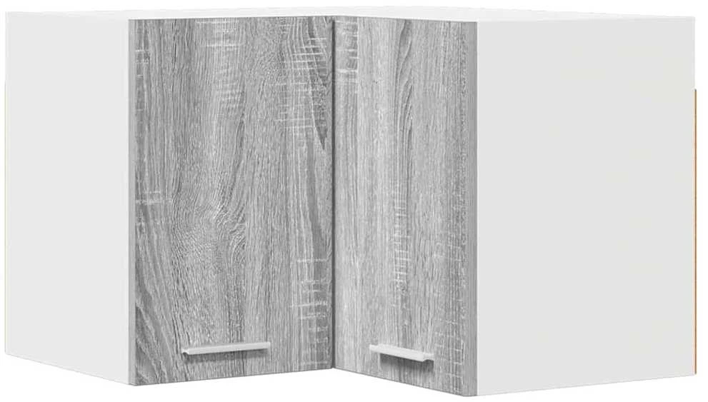 Pakabinama spintelė Pilkas Sonoma ir baltas 57 x 57 x 40 cm