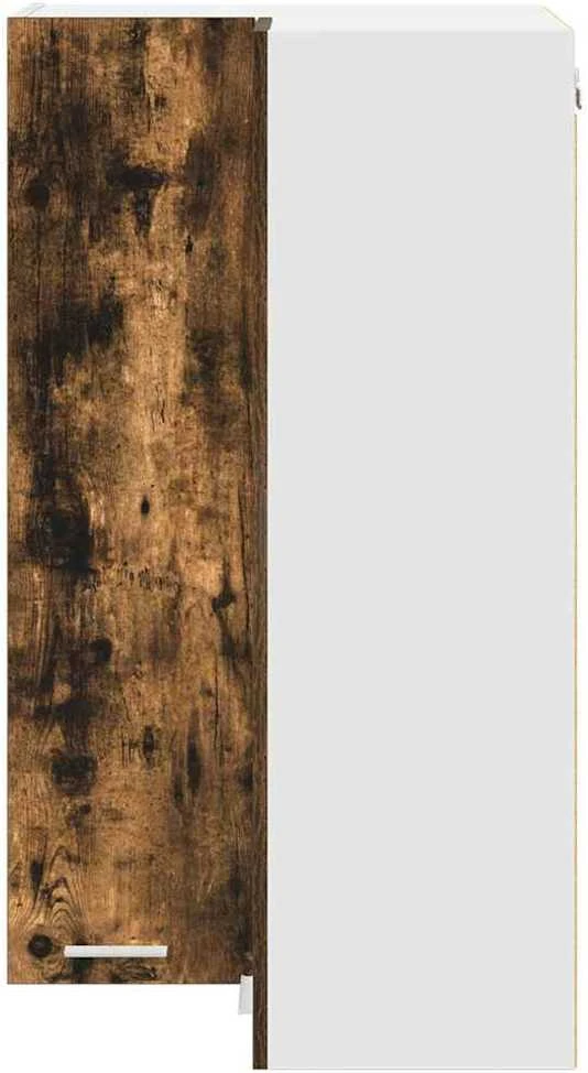 Pakabinama spintelė Rūkyto ąžuolo ir baltos 57 x 57 x 100 cm