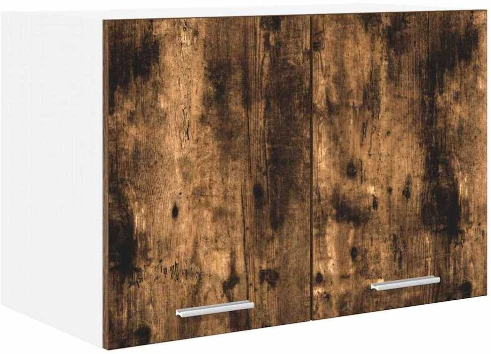 Pakabinama spintelė Rūkyto ąžuolo ir baltos 60 x 31 x 40 cm