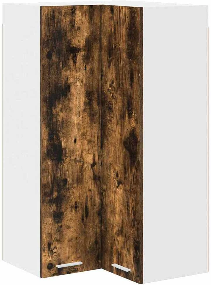 Pakabinama spintelė Rūkyto ąžuolo ir baltos 57 x 57 x 100 cm