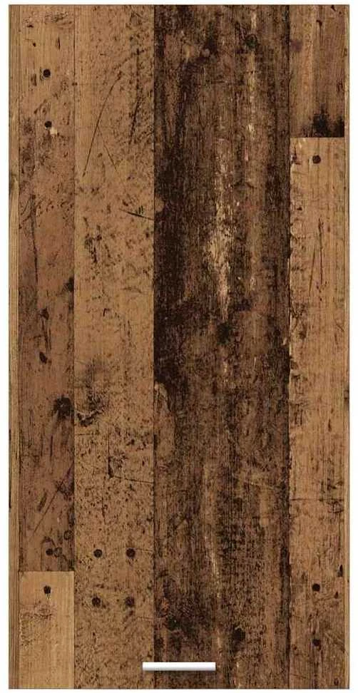 Pakabinama spintelė Senos medienos ir baltos 50 x 31 x 100 cm