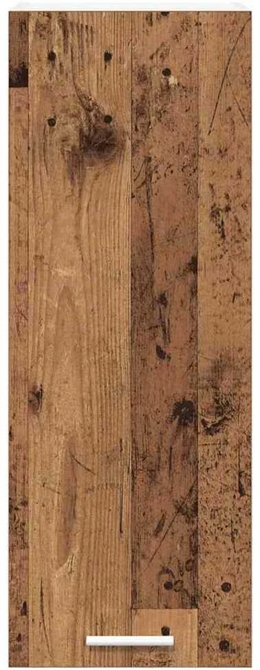 Pakabinama spintelė Senos medienos ir baltos 30 x 31 x 80 cm