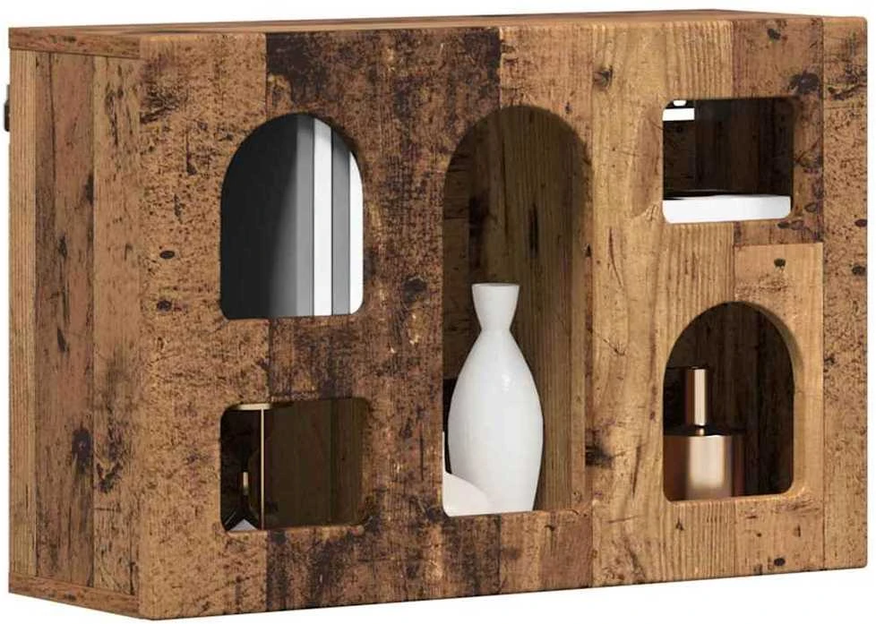 Pakabinama spintelė ELST Sendintos medienos 60 x 20 x 40 cm