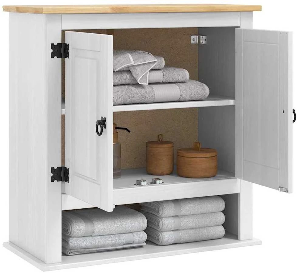 Pakabinama spintelė CORONA Balta 70 x 33 x 71,5 cm