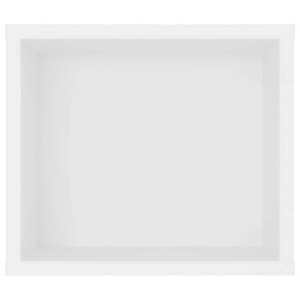 TV staliukas Pakabinama TV spintelė, balta, 100x30x26,5cm, mediena