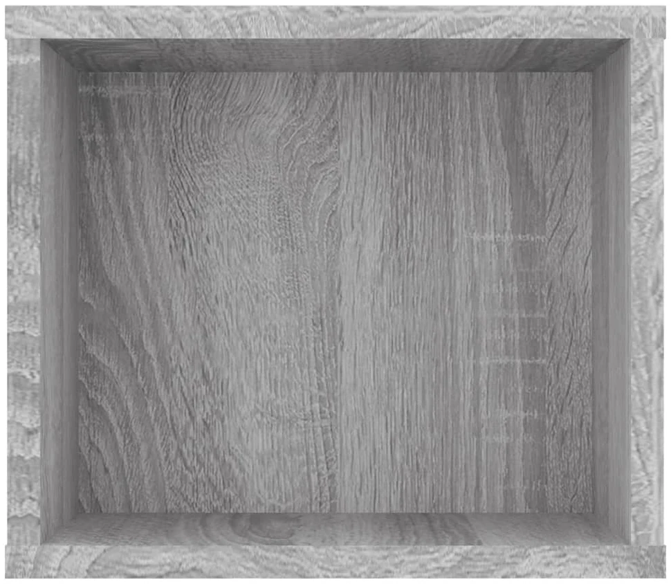 TV staliukas Pakabinama TV spintelė, pilka ąžuolo, 100x30x26,5cm, mediena