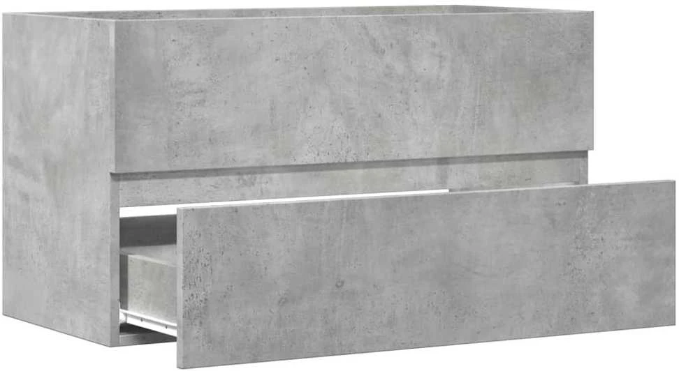 Pakabinama vonios spintelė, betono, 80x38,5x45cm, mediena