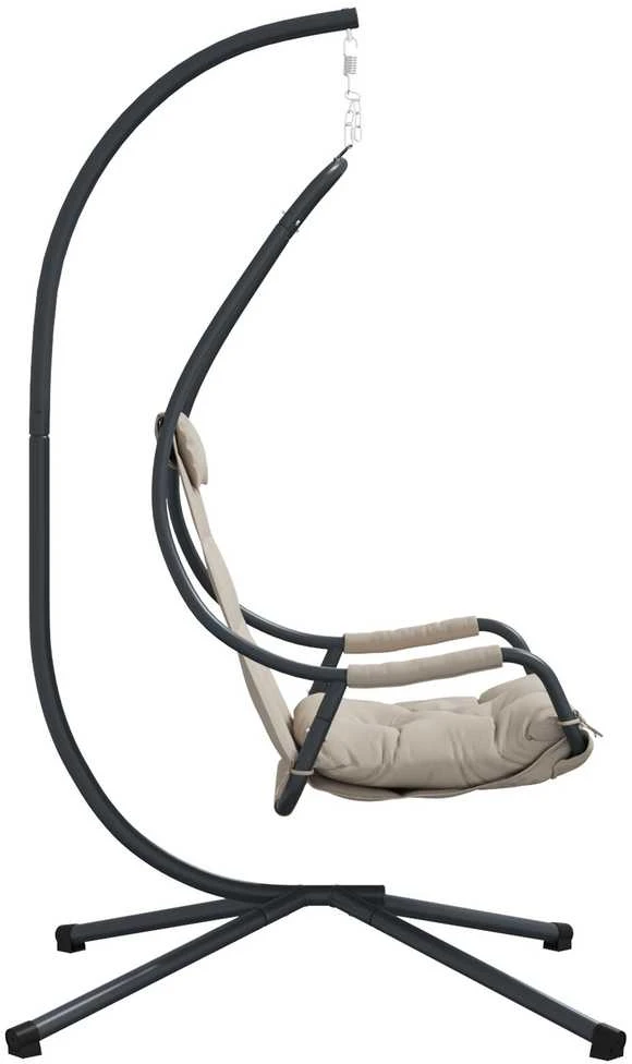 Kabantis kiaušinis Plienas 94 x 107 x 196,5 cm Tortora