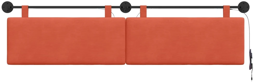 Pakabinamas lovos galvūgalis Raudona oranžinė