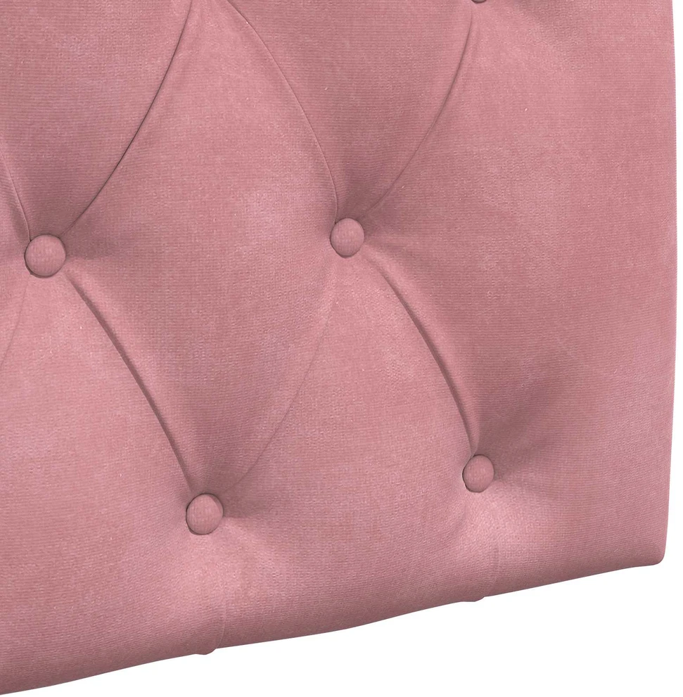Pakabinamas lovos galvūgalis Rožinė Aksomas