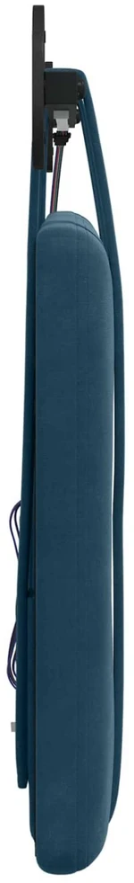 Pakabinamas lovos galvūgalis Su LED šviesa Mėlyna Aksomas