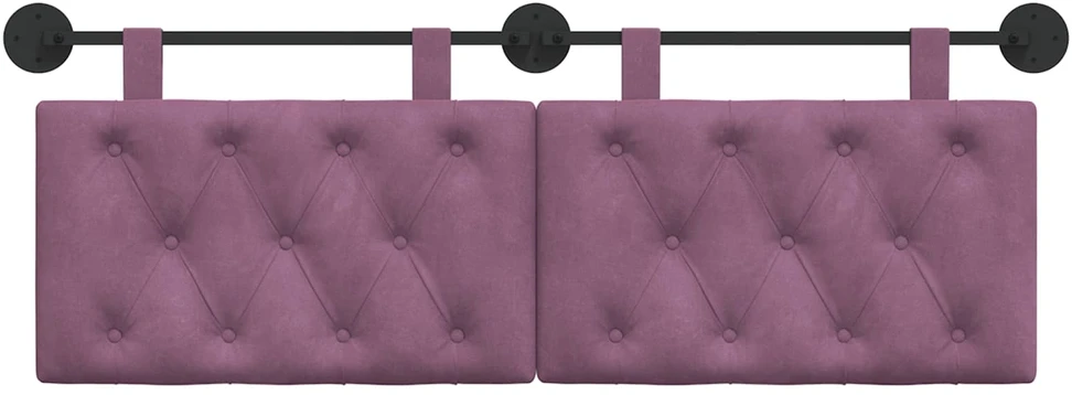 Pakabinamas lovos galvūgalis Violetinė Aksomas