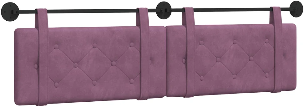 Pakabinamas lovos galvūgalis Violetinė Aksomas