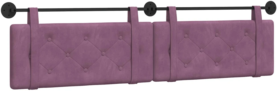 Pakabinamas lovos galvūgalis Violetinė Aksomas
