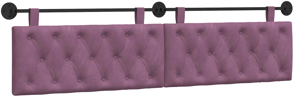 Pakabinamas lovos galvūgalis Violetinė Aksomas