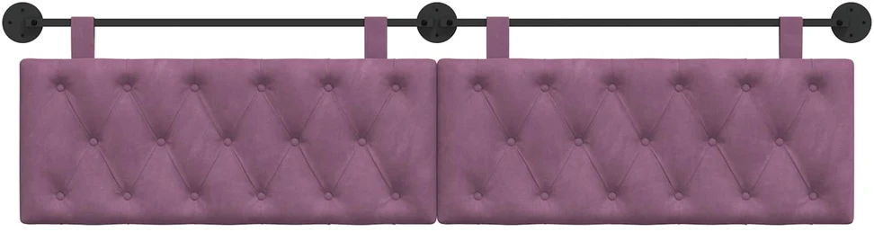 Pakabinamas lovos galvūgalis Violetinė Aksomas