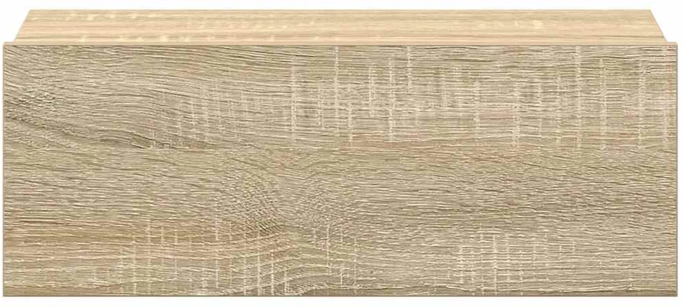 Pakabinamas naktinis staliukas, ąžuolo, 40x30x15cm, mediena