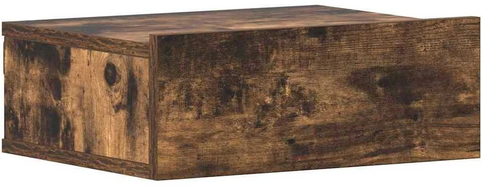 Pakabinamas naktinis staliukas, ąžuolo, 40x30x15cm, mediena