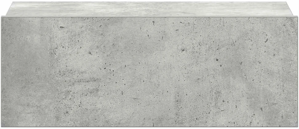 Pakabinamas naktinis staliukas, betono, 40x30x15cm, mediena