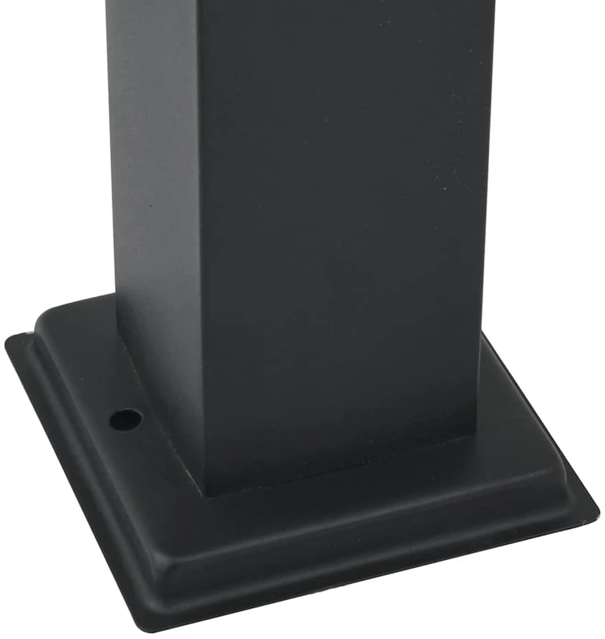 Pakabinamas šviestuvas Apsauginis stulpelis su jutikliu, 50 cm, juodas, IP44