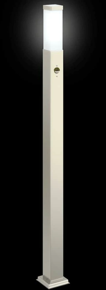 Pakabinamas šviestuvas Apsauginis šviestuvas su jutikliu, 110 cm, nerūdijantis plienas, IP44