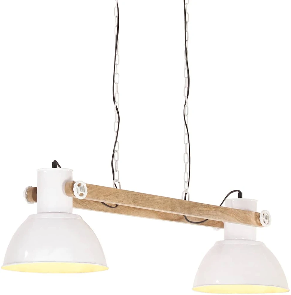Pakabinamas šviestuvas, baltas, 109cm, 25W, E27