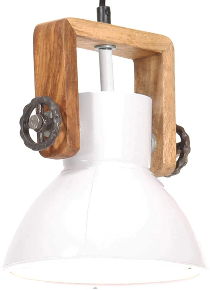Pakabinamas šviestuvas, baltas, 19cm, 25W, apskritas, E27