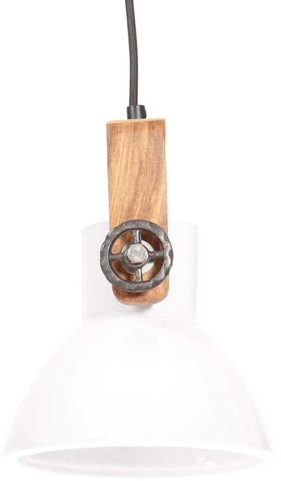 Pakabinamas šviestuvas, baltas, 19cm, 25W, apskritas, E27