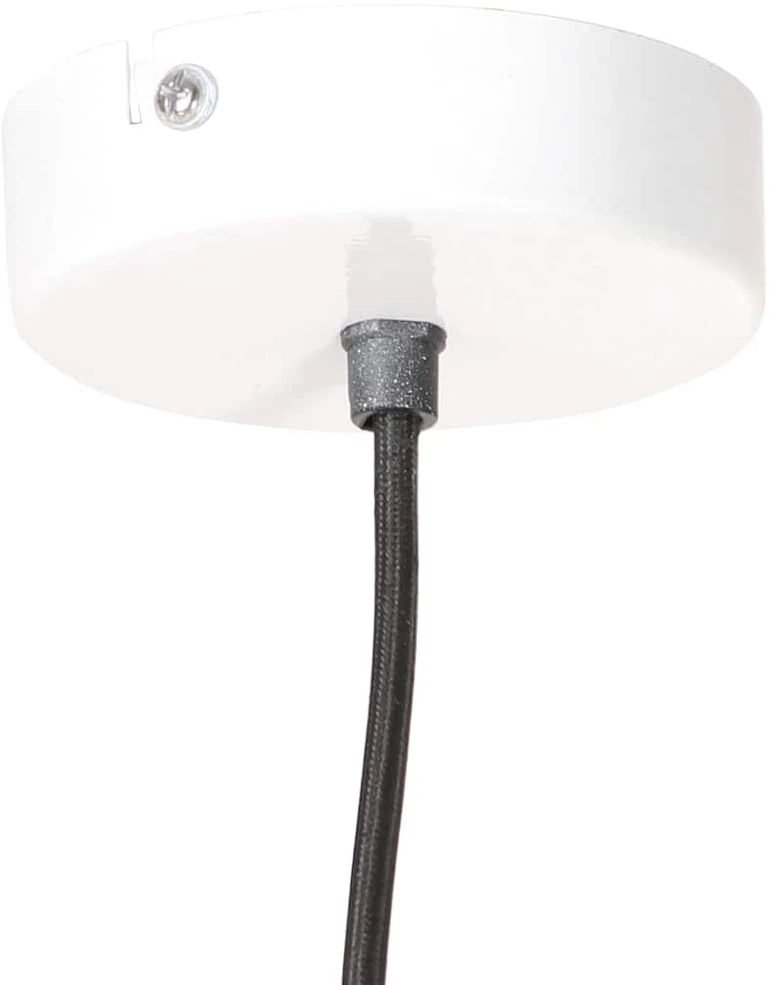 Pakabinamas šviestuvas, baltas, 19cm, 25W, apskritas, E27
