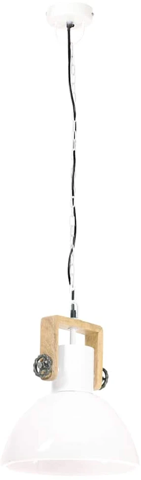 Pakabinamas šviestuvas, baltas, 30cm, 25W, apskritas, E27