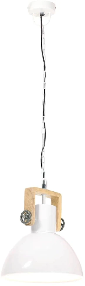 Pakabinamas šviestuvas, baltas, 30cm, 25W, apskritas, E27