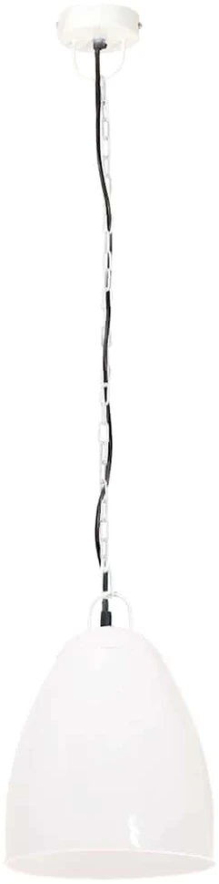 Pakabinamas šviestuvas, baltas, 32cm, 25W, apskritas, E27