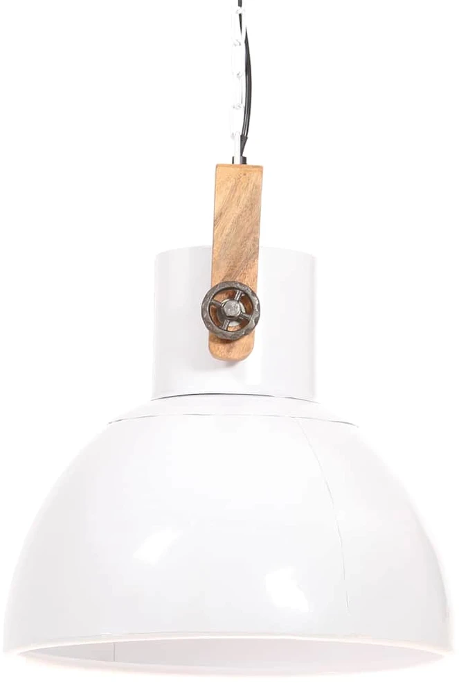 Pakabinamas šviestuvas, baltas, 40cm, 25W, apskritas, E27