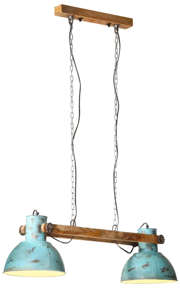 Pakabinamas šviestuvas, baltintas mėlynas, 85x28x109cm, 25W