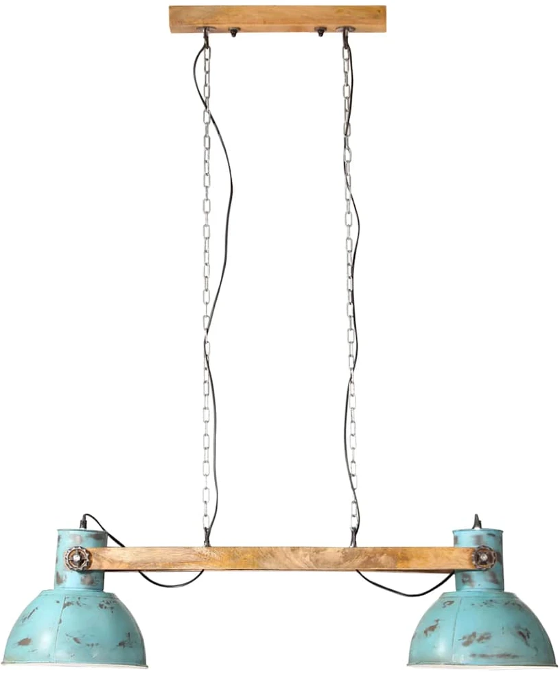 Pakabinamas šviestuvas, baltintas mėlynas, 85x28x109cm, 25W