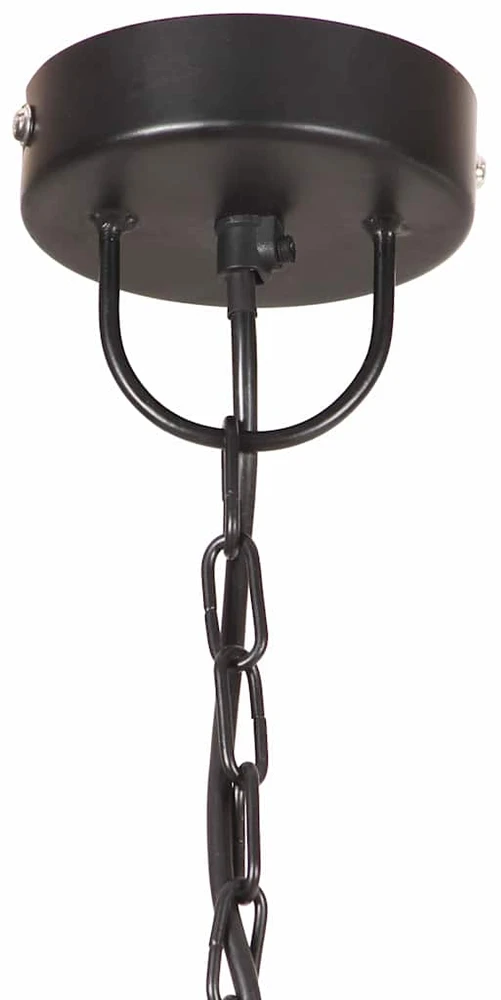 Pakabinamas šviestuvas, juodas, 30cm, 25W, apskritas, E27