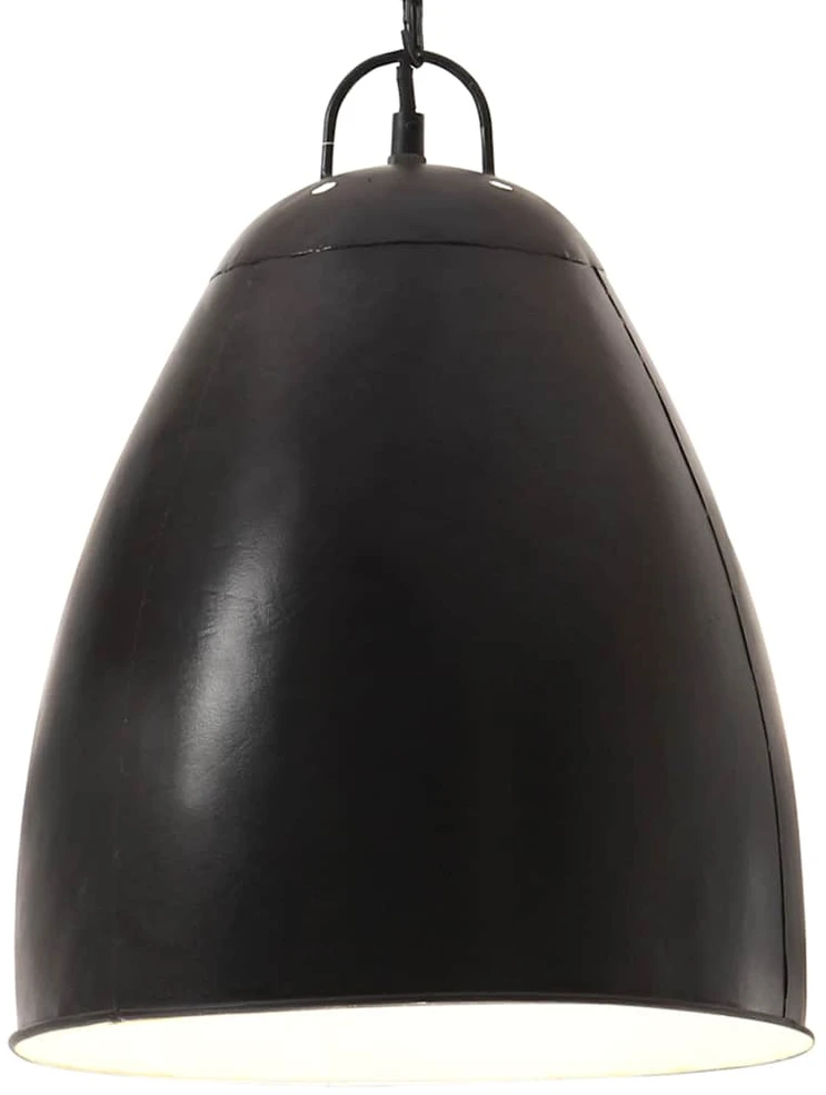 Pakabinamas šviestuvas, juodas, 32cm, 25W, apskritas, E27