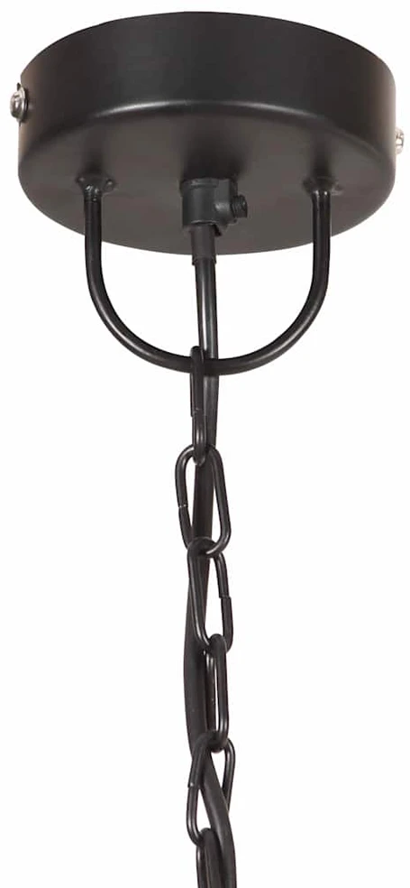 Pakabinamas šviestuvas, juodas, 41cm, 25W, apskritas, E27