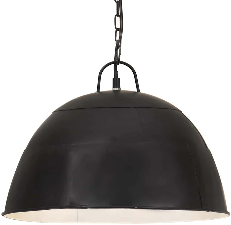 Pakabinamas šviestuvas, juodas, 41cm, 25W, apskritas, E27
