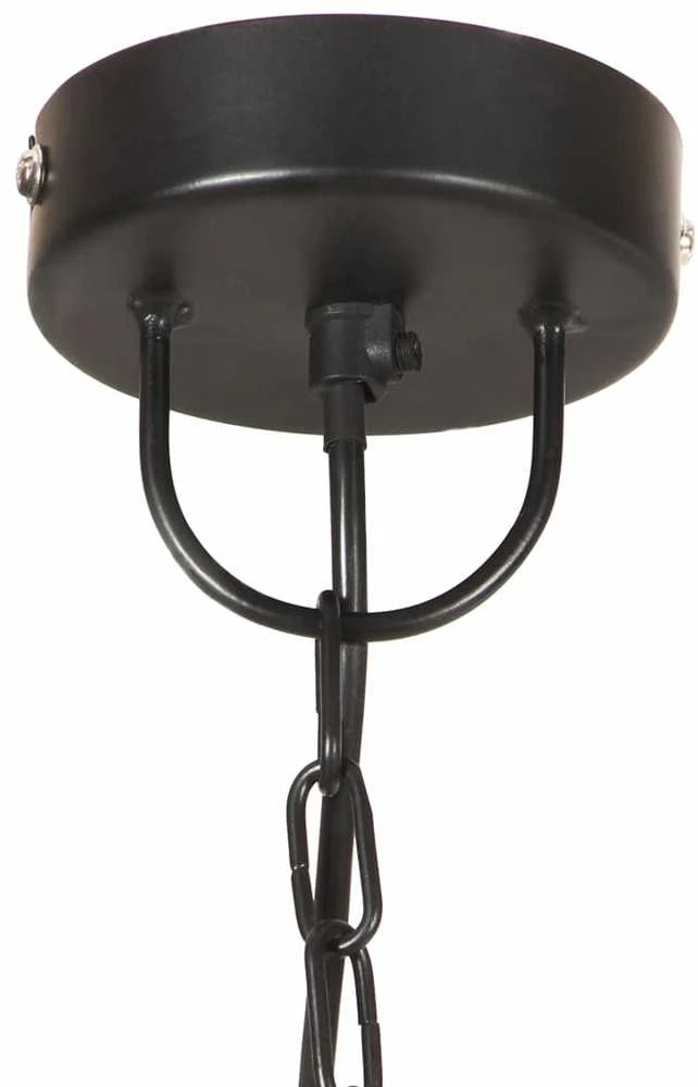Pakabinamas šviestuvas, juodas, 42cm, 25W, apskritas, E27