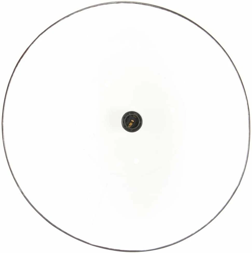 Pakabinamas šviestuvas, juodas, 42cm, 25W, apskritas, E27