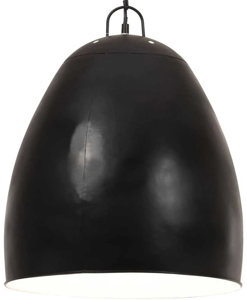 Pakabinamas šviestuvas, juodas, 42cm, 25W, apskritas, E27