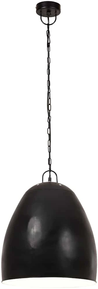 Pakabinamas šviestuvas, juodas, 42cm, 25W, apskritas, E27