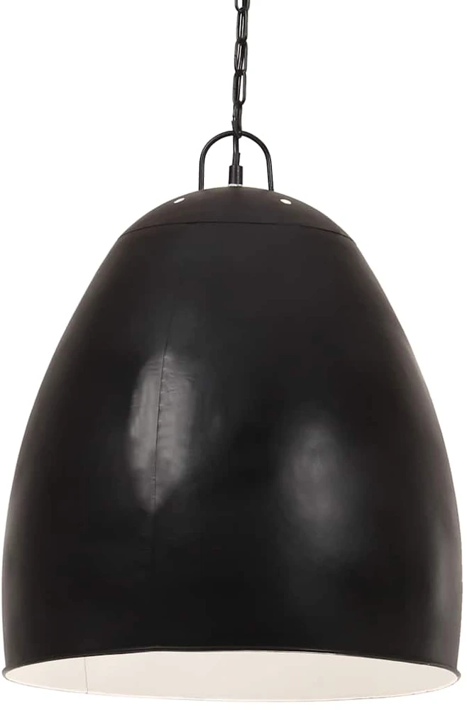 Pakabinamas šviestuvas, juodas, 42cm, 25W, apskritas, E27