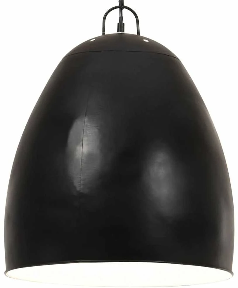 Pakabinamas šviestuvas, juodas, 42cm, 25W, apskritas, E27