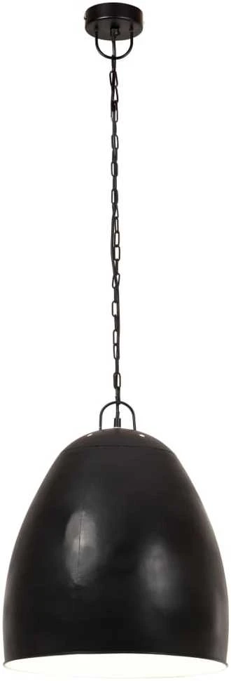 Pakabinamas šviestuvas, juodas, 42cm, 25W, apskritas, E27