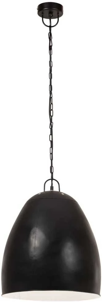 Pakabinamas šviestuvas, juodas, 42cm, 25W, apskritas, E27