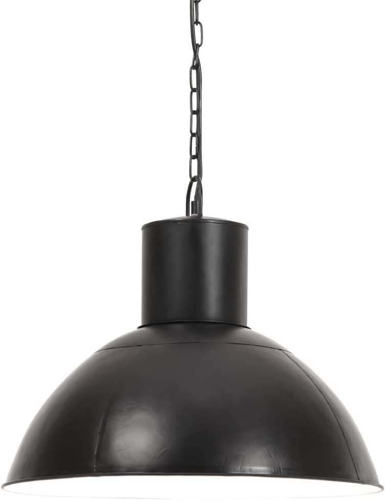 Pakabinamas šviestuvas, juodas, 48cm, 25W, apskritas, E27