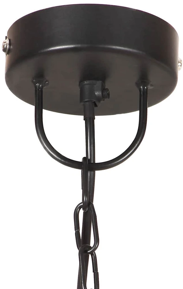 Pakabinamas šviestuvas, juodas, 48cm, 25W, apskritas, E27